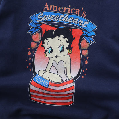 Vintage 90s Betty Boop 'America's Sweetheart' Sweatshirt - M