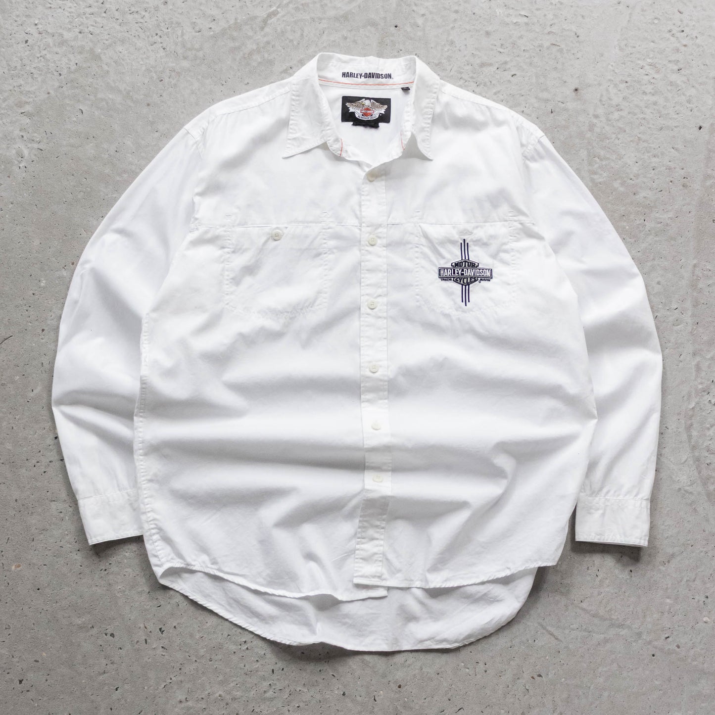 Harley Davidson Embroidered Button Up Shirt - 2000s (L)