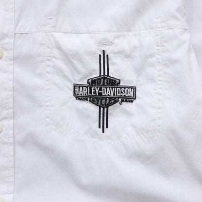Harley Davidson Embroidered Button Up Shirt - 2000s (L)
