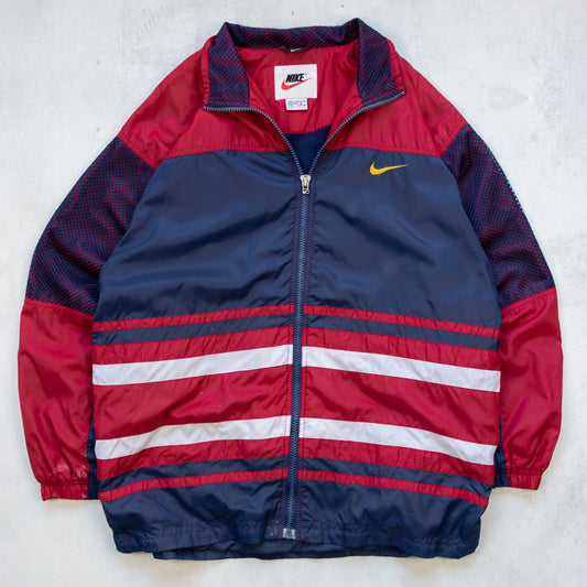 Vintage 90s Nike Colour Block Windbreaker Jacket - XL