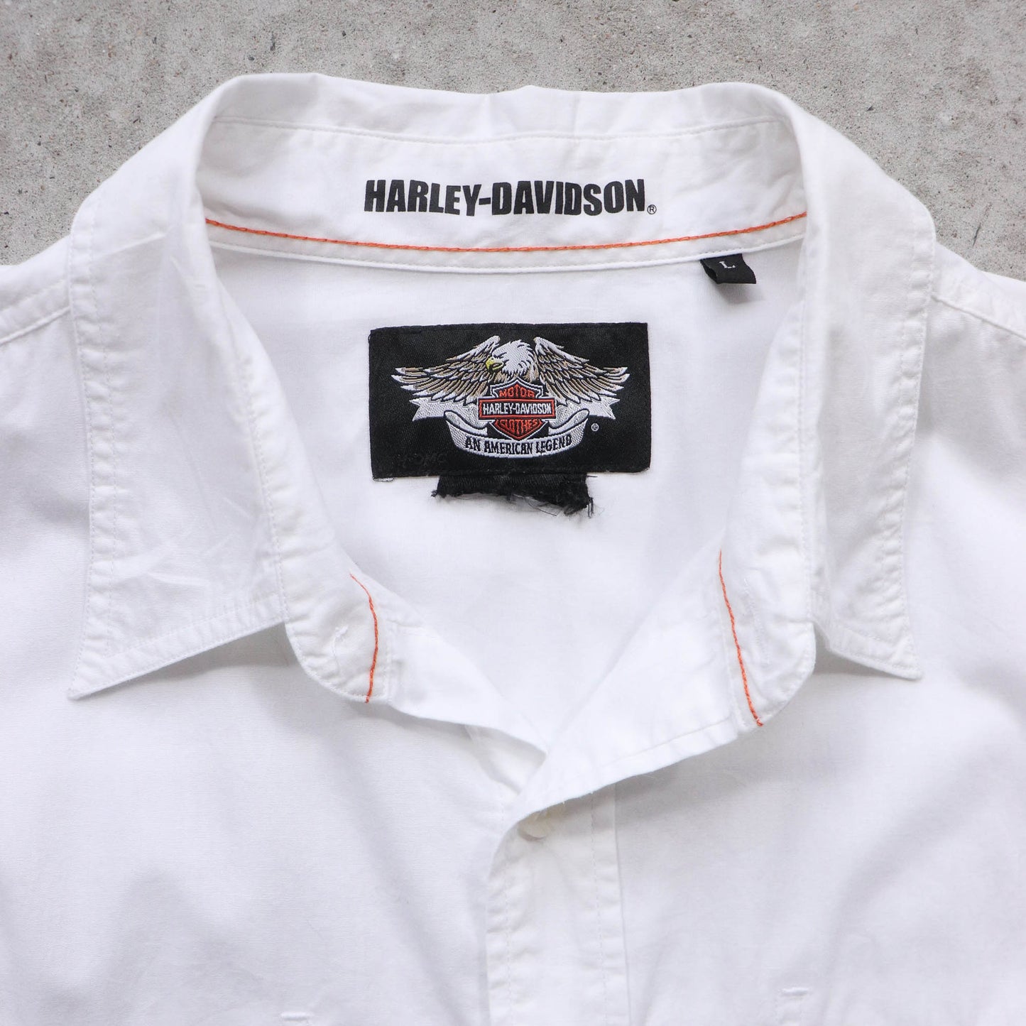 Harley Davidson Embroidered Button Up Shirt - 2000s (L)