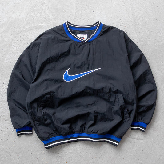 Nike Big Swoosh Pullover Windbreaker Jacket - 90s (XXL)