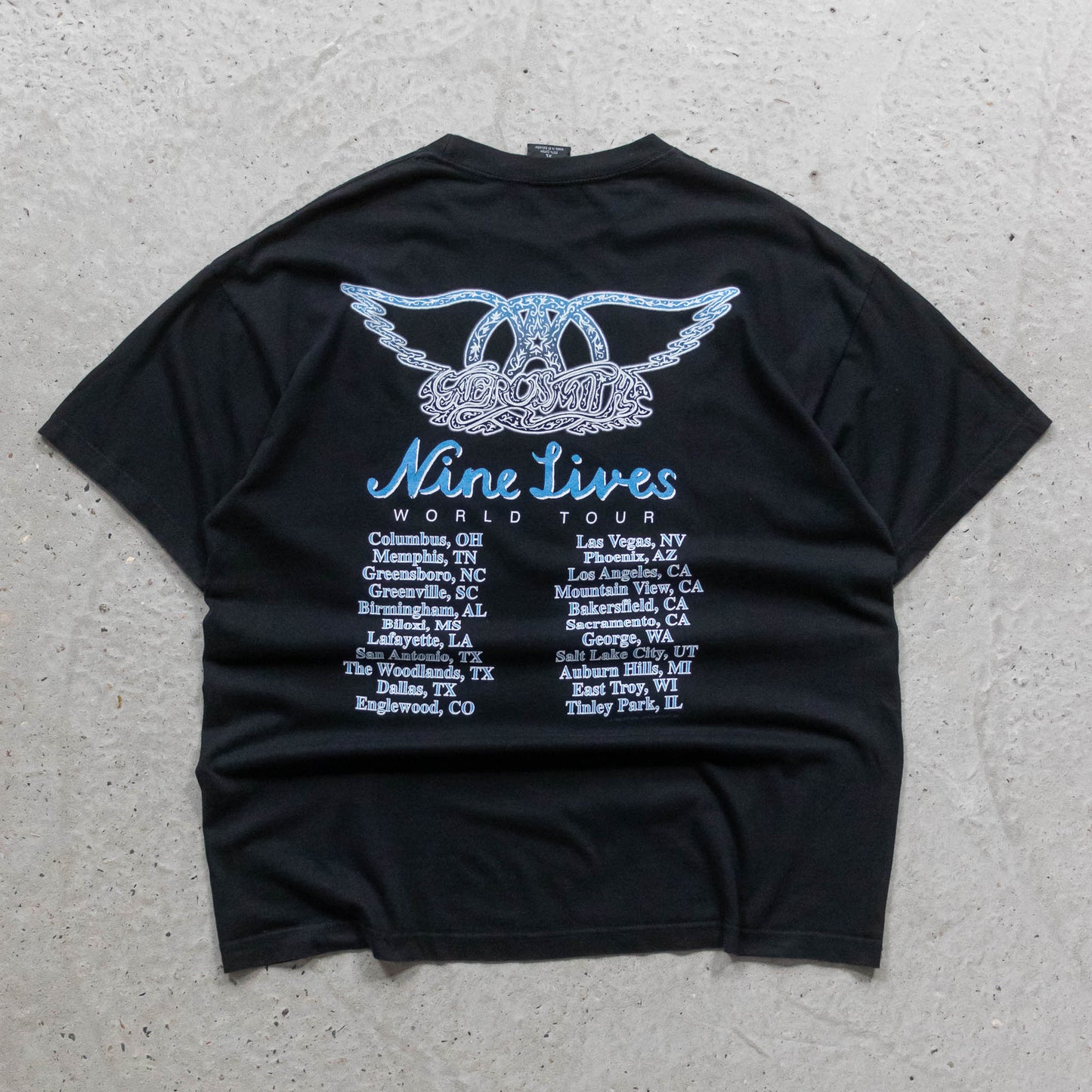 Aerosmith Nine Lives World Tour Tee - 1997 (XL)