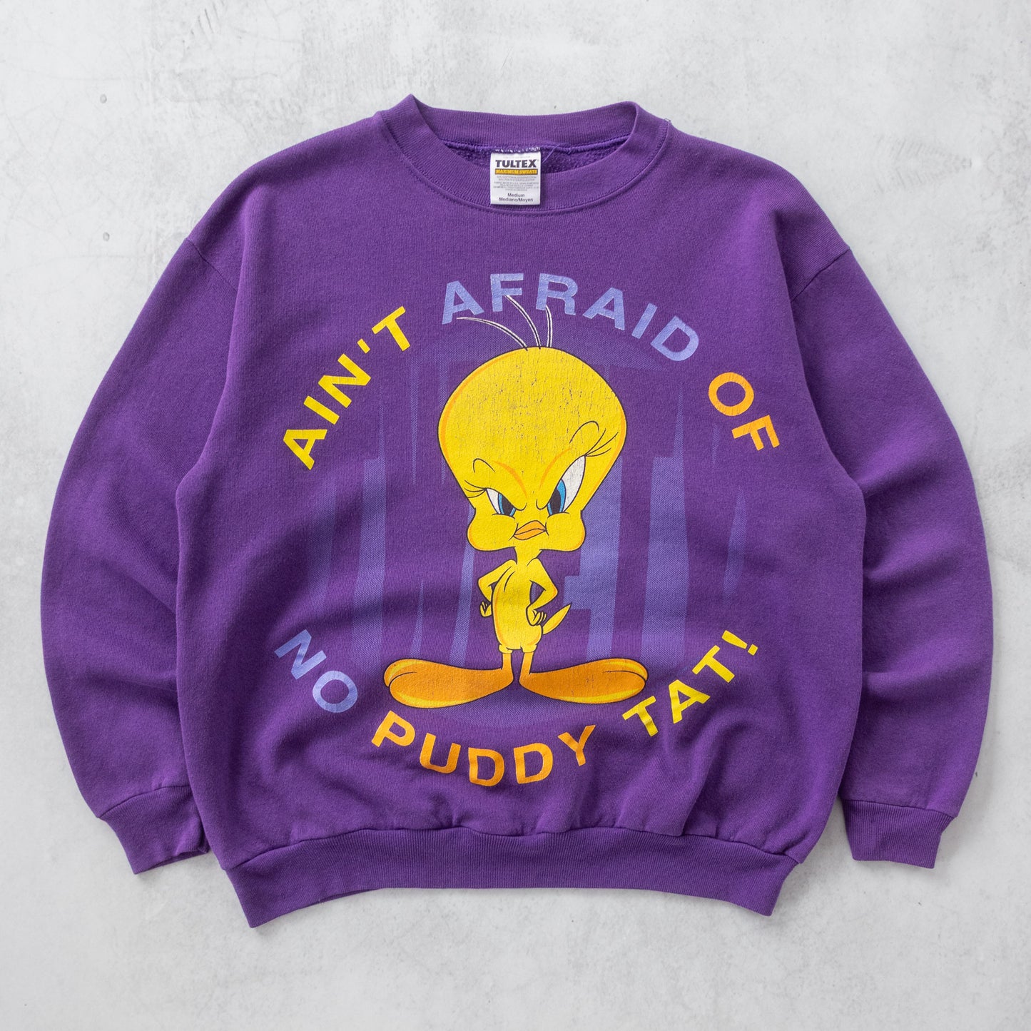 Vintage 90s Tweety Bird Looney Tunes Sweatshirt - M