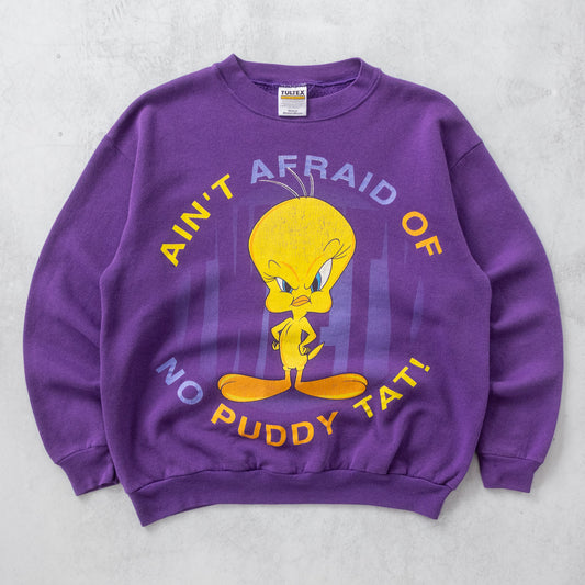 Vintage 90s Tweety Bird Looney Tunes Sweatshirt - M