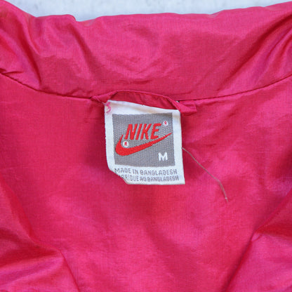 Vintage 80s Nike Colour Block Nylon Track Jacket - M