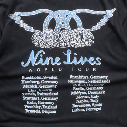 Aerosmith Nine Lives European Tour Tee - 1997 (L)