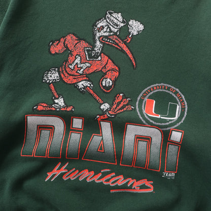 Vintage 90s Miami Hurricanes NCAA Sweatshirt - XXL