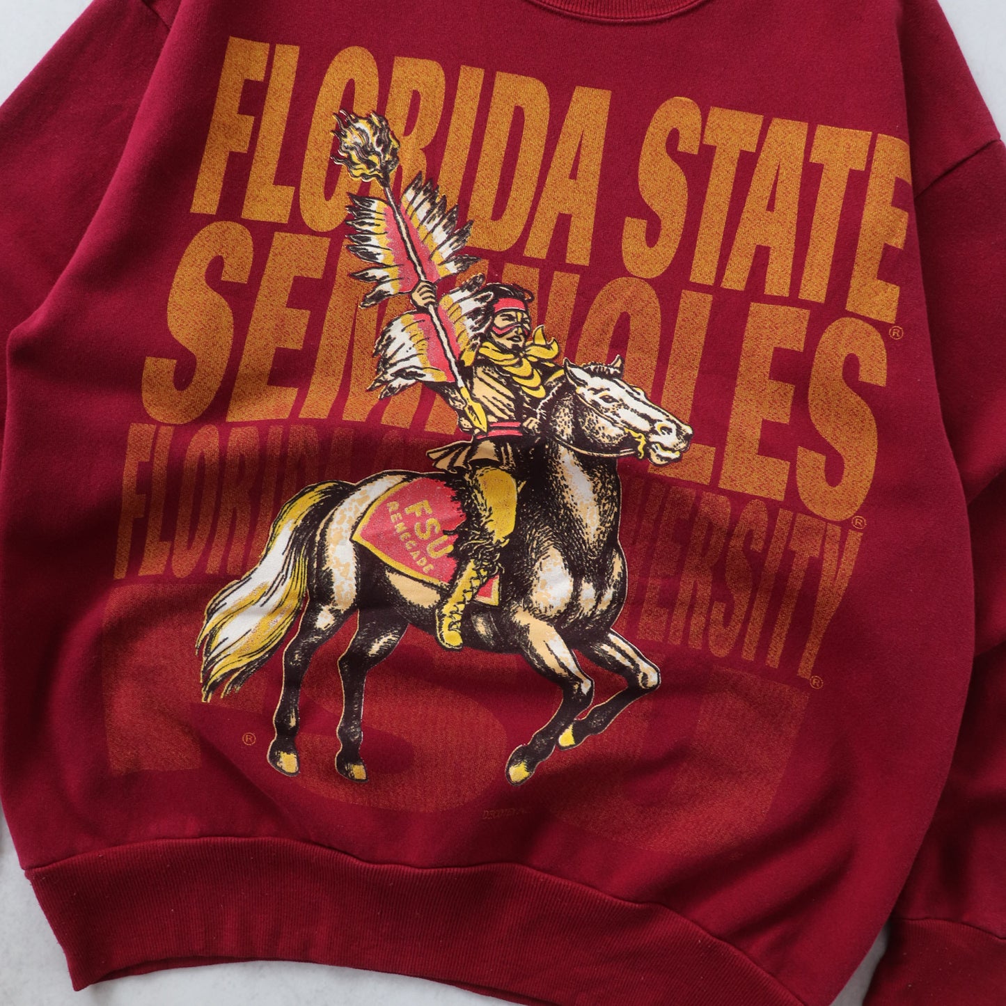Vintage 80s Florida State Seminoles NCAA Sweatshirt - L