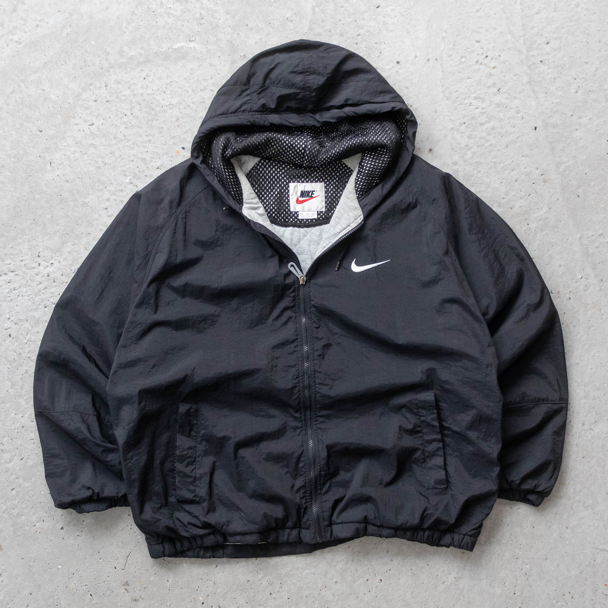 Nike Big Swoosh Quilted Windbreaker Jacket - 90s (XL)