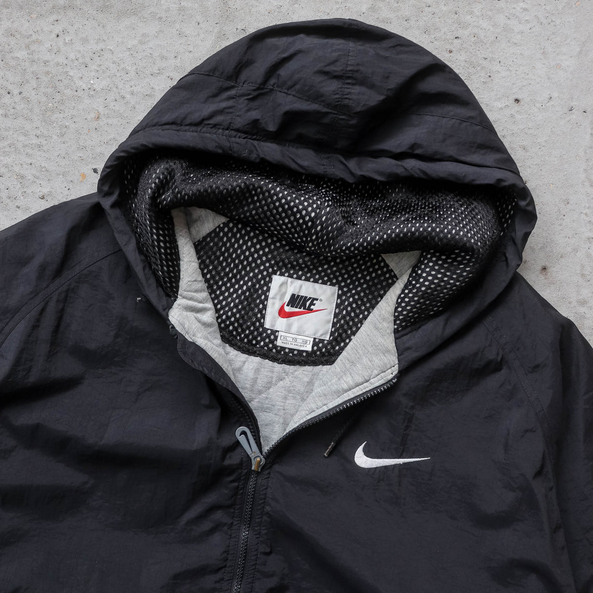 Nike Big Swoosh Quilted Windbreaker Jacket - 90s (XL)