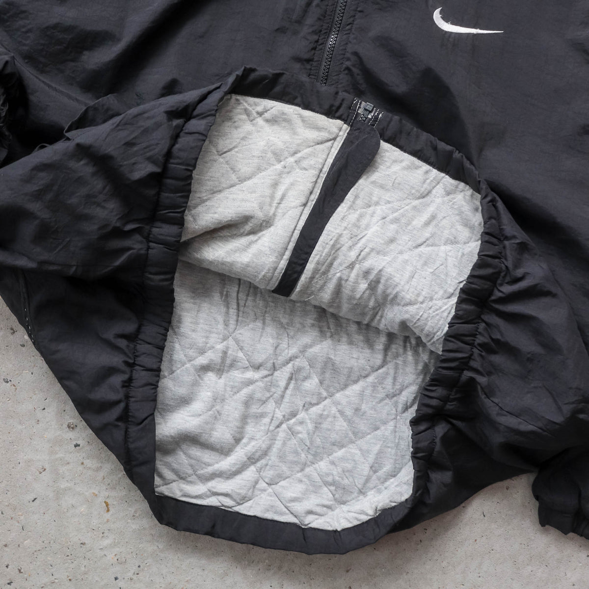 Nike Big Swoosh Quilted Windbreaker Jacket - 90s (XL)
