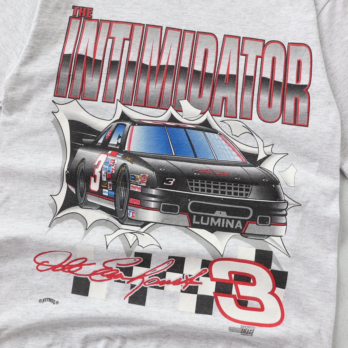 Vintage 90s Dale Earnhardt 'Intimidator' NASCAR Tee - L