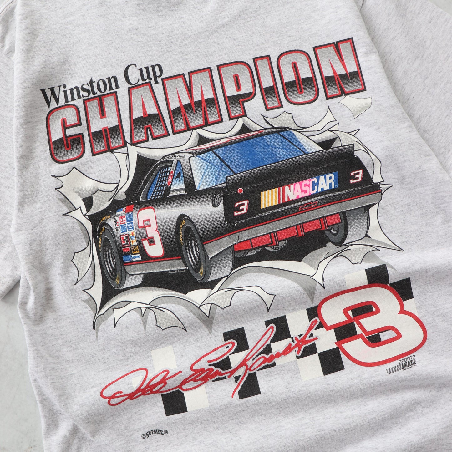 Vintage 90s Dale Earnhardt 'Intimidator' NASCAR Tee - L
