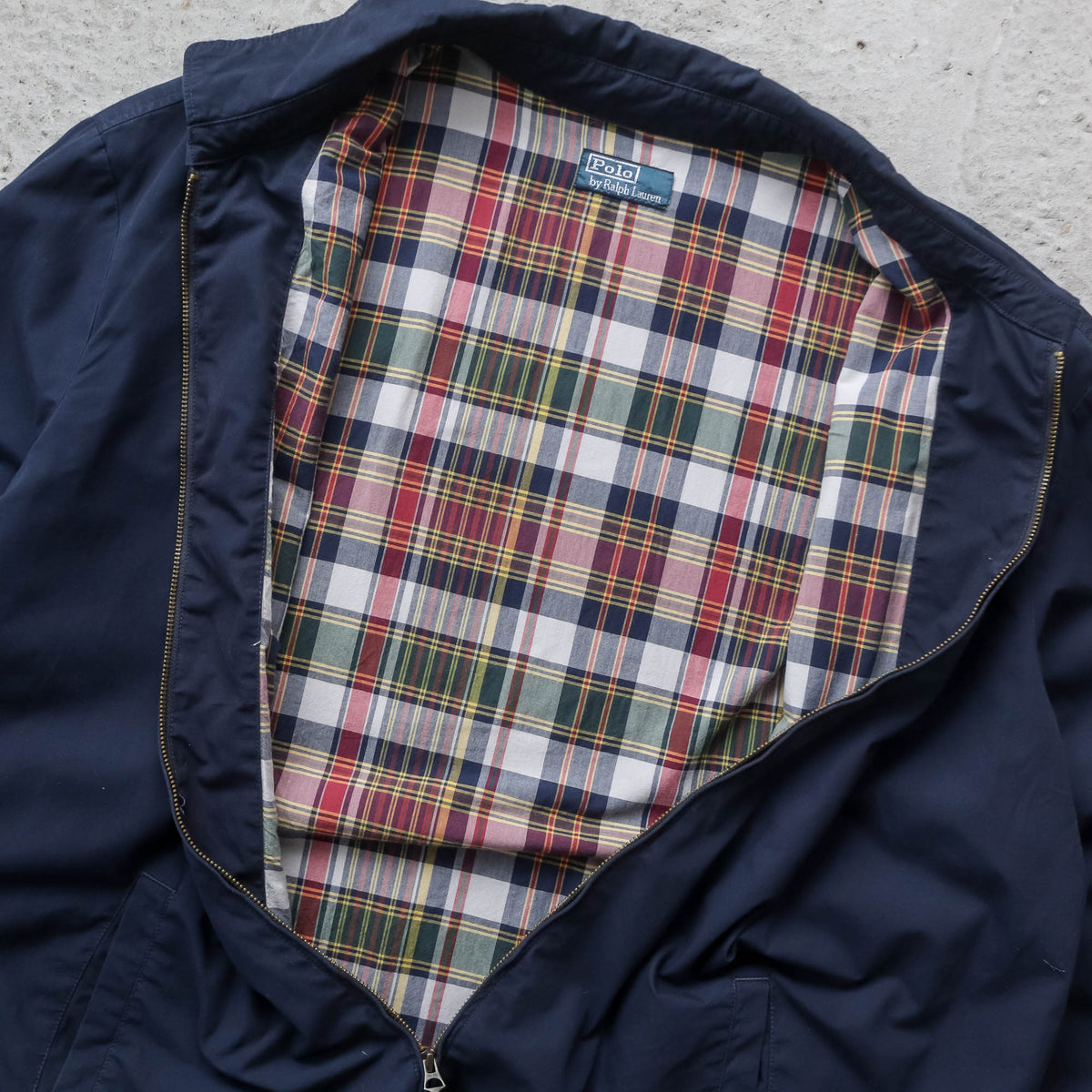 Polo Ralph Lauren Plaid Lined Harrington Jacket - 2000s (XXL)