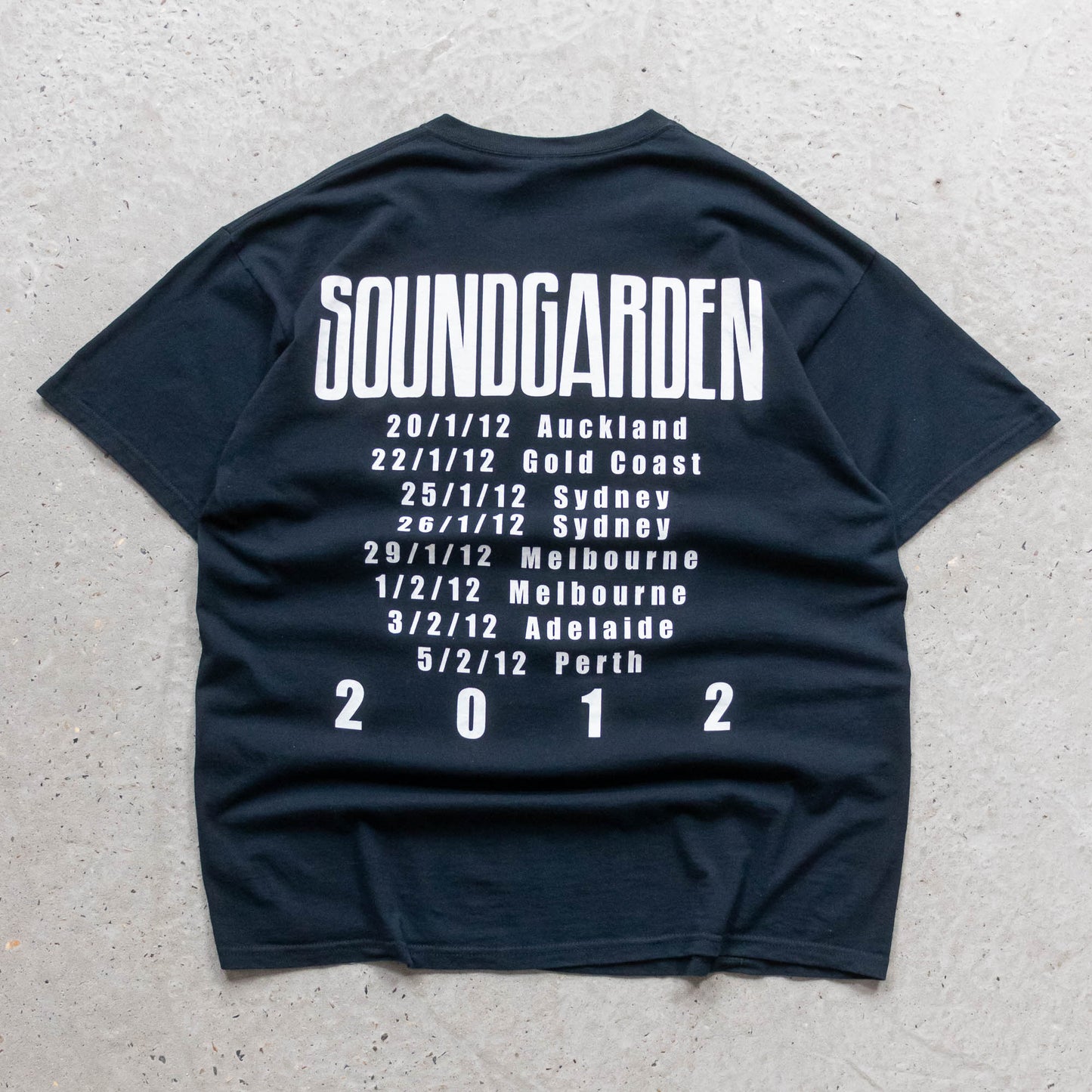 Soundgarden Reunion Tour Australia Tee - 2012 (XL)