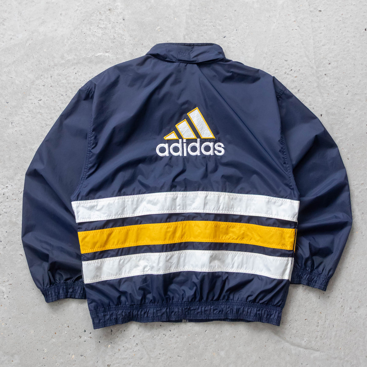 Adidas Big Logo Windbreaker Jacket - 90s (L)