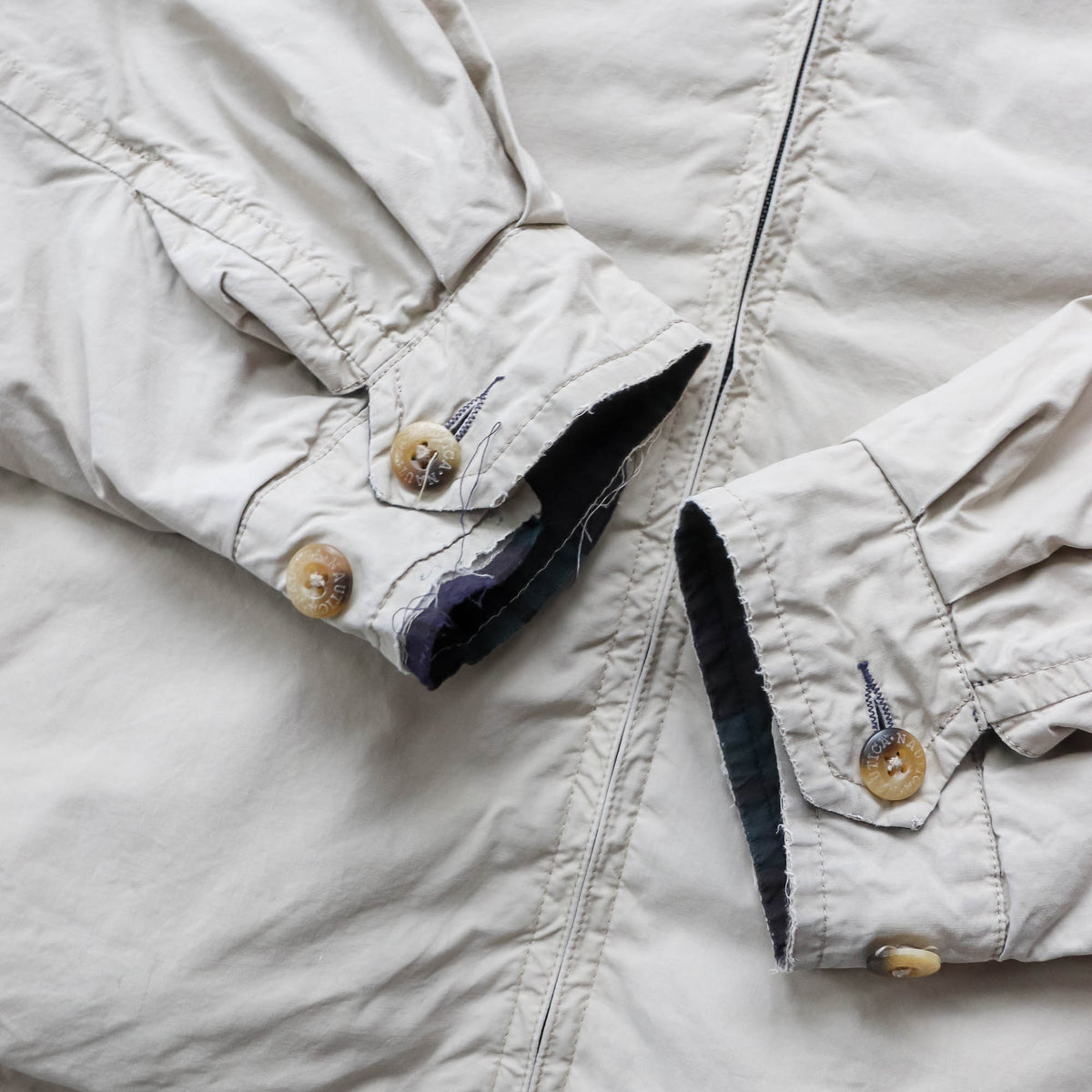 Nautica Reversible Plaid Harrington Jacket - 90s (L)