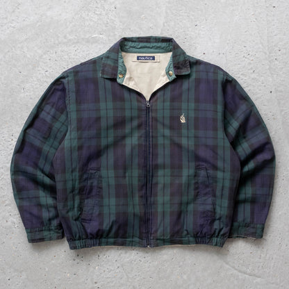 Nautica Reversible Plaid Harrington Jacket - 90s (L)