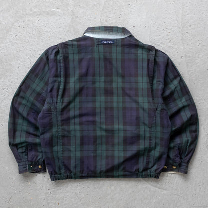 Nautica Reversible Plaid Harrington Jacket - 90s (L)