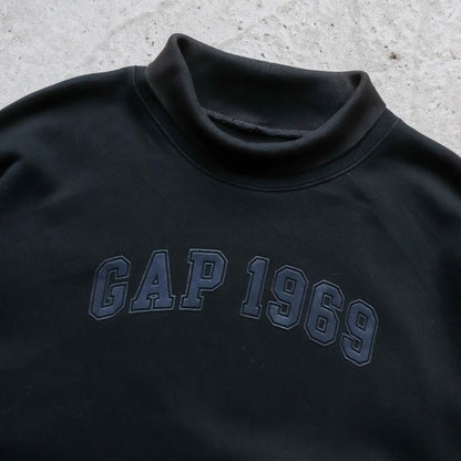 GAP Spellout Turtleneck Sweatshirt - 2000s (M)