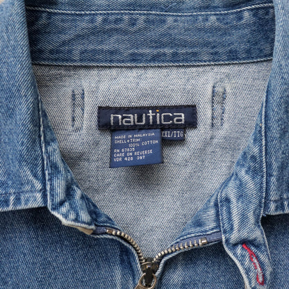 Nautica Denim Harrington Jacket - 90s (XXL)