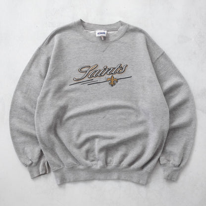 Vintage 90s New Orleans Saints NFL Sweatshirt - L