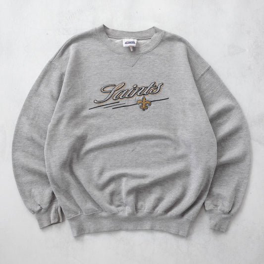 Vintage 90s New Orleans Saints NFL Sweatshirt - L
