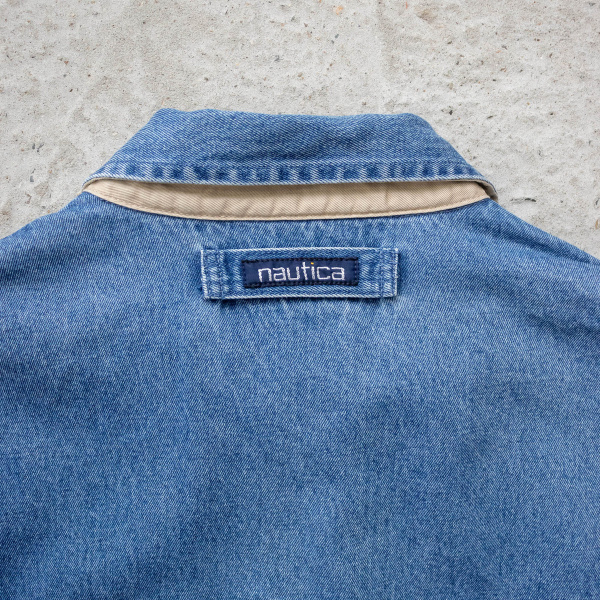 Nautica Denim Harrington Jacket - 90s (XXL)