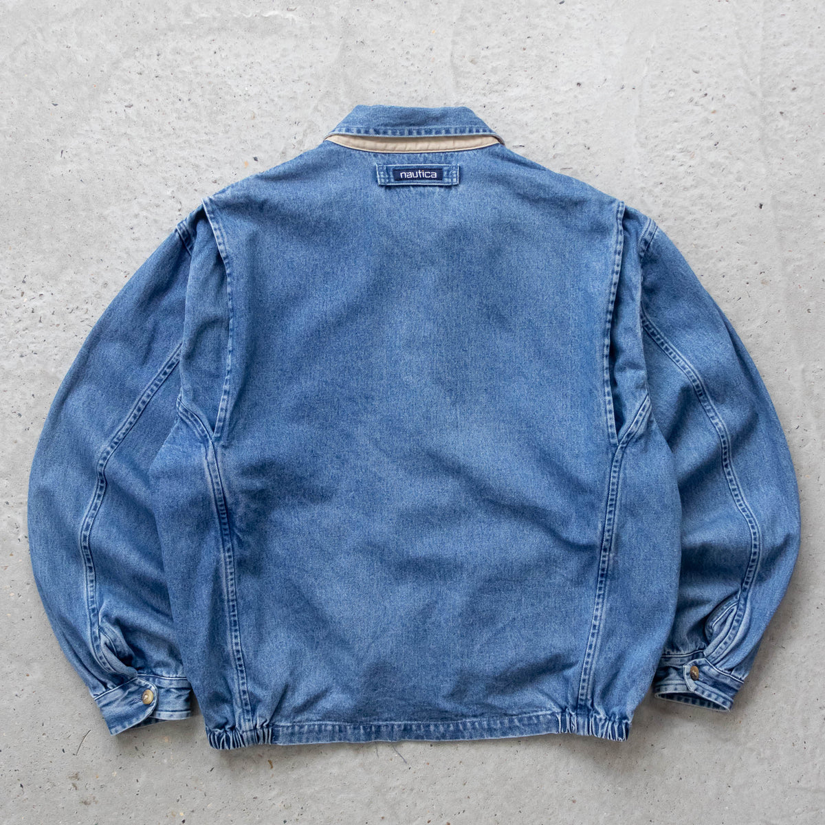 Nautica Denim Harrington Jacket - 90s (XXL)