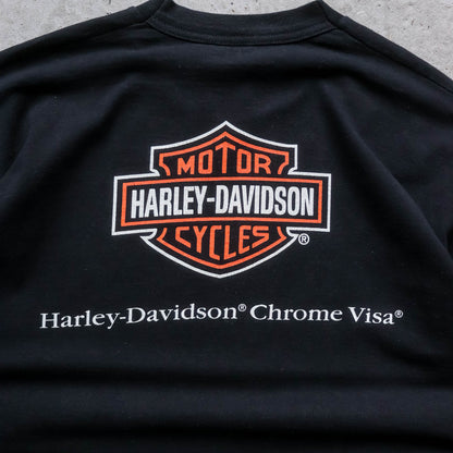 Harley Davidson Chrome Visa Tee - 90s (XL)