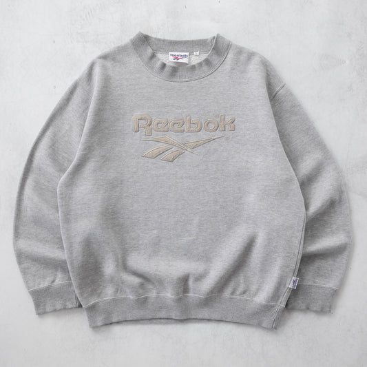 Vintage 90s Reebok Embroidered Sweatshirt - L