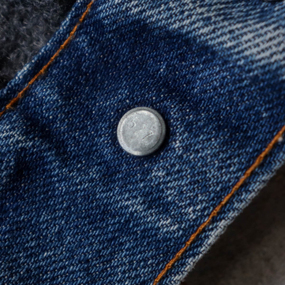 Levi's Blanket Lined Denim Trucker Jacket - 80s (S)
