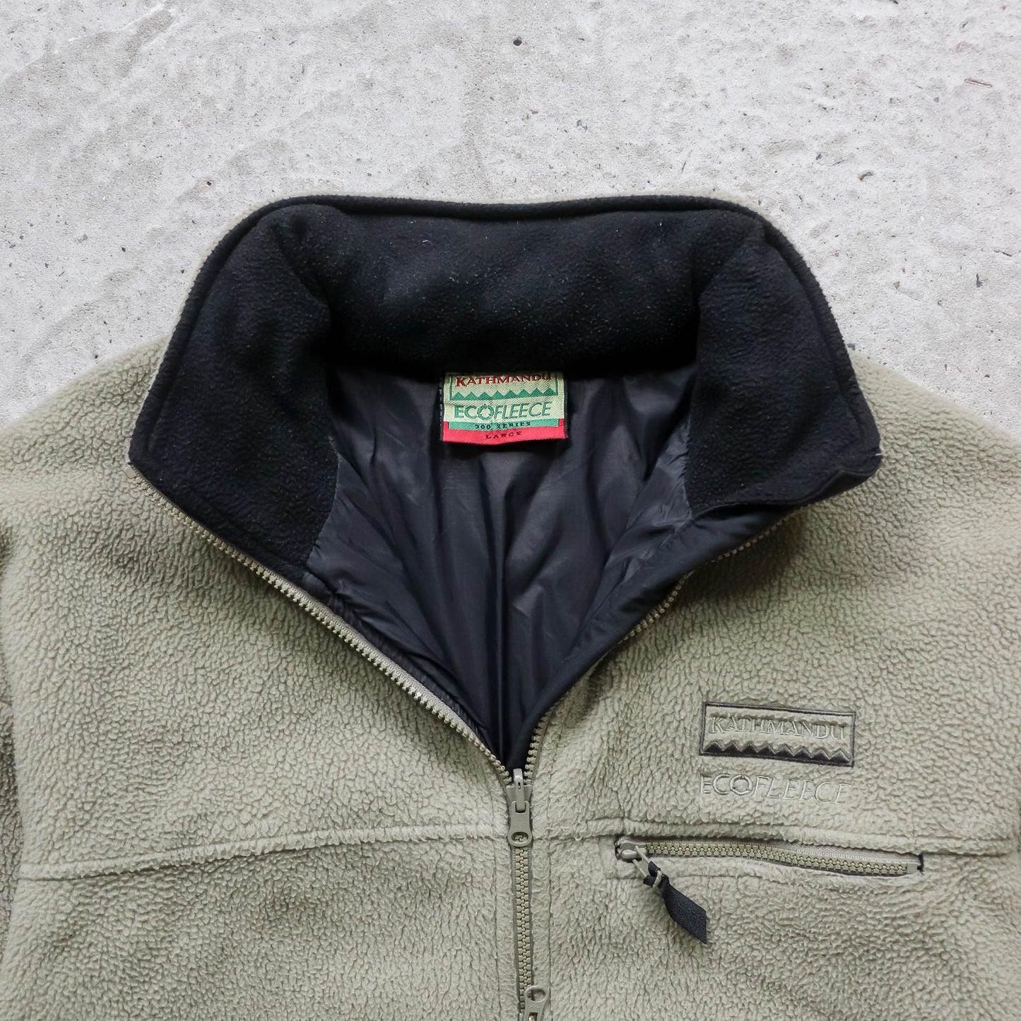 Kathmandu Eco-Fleece Quilted Jacket - 90s (L)