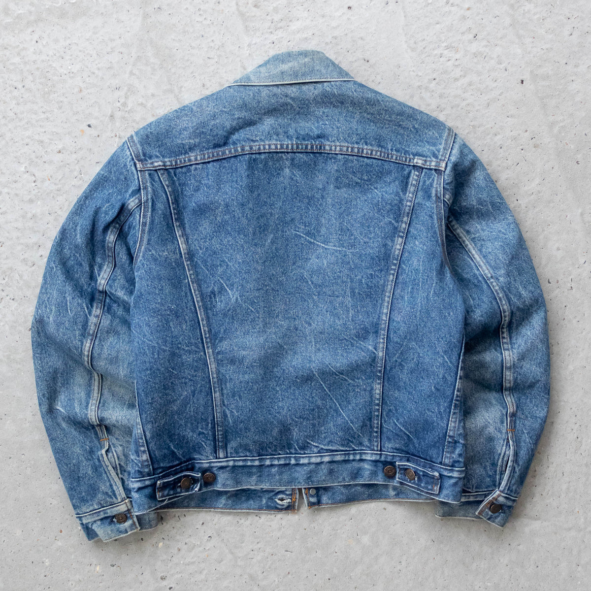 Levi's Blanket Lined Denim Trucker Jacket - 80s (S)