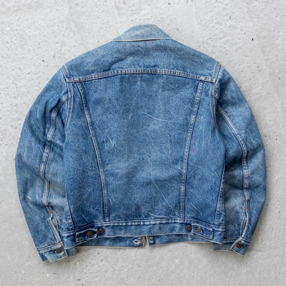 Levi's Blanket Lined Denim Trucker Jacket - 80s (S)