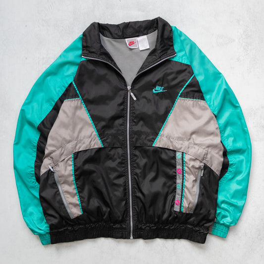 Vintage 80s Nike 'There Is No Finish Line' Track Jacket - L