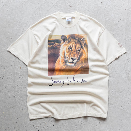 Born Free Foundation Lion Wildlife Tee - 90s (XL)