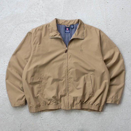 Chaps Ralph Lauren Plaid Lined Harrington Jacket - 2000s (XXL)
