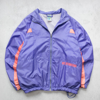 Vintage 80s Nike International Nylon Track Jacket - L