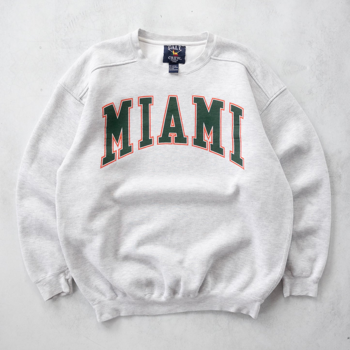 Vintage 90s Miami Hurricanes NCAA Sweatshirt - L