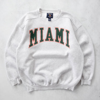 Vintage 90s Miami Hurricanes NCAA Sweatshirt - L
