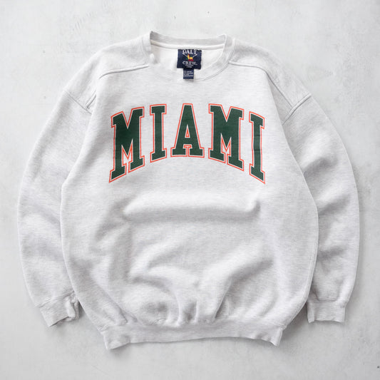 Vintage 90s Miami Hurricanes NCAA Sweatshirt - L