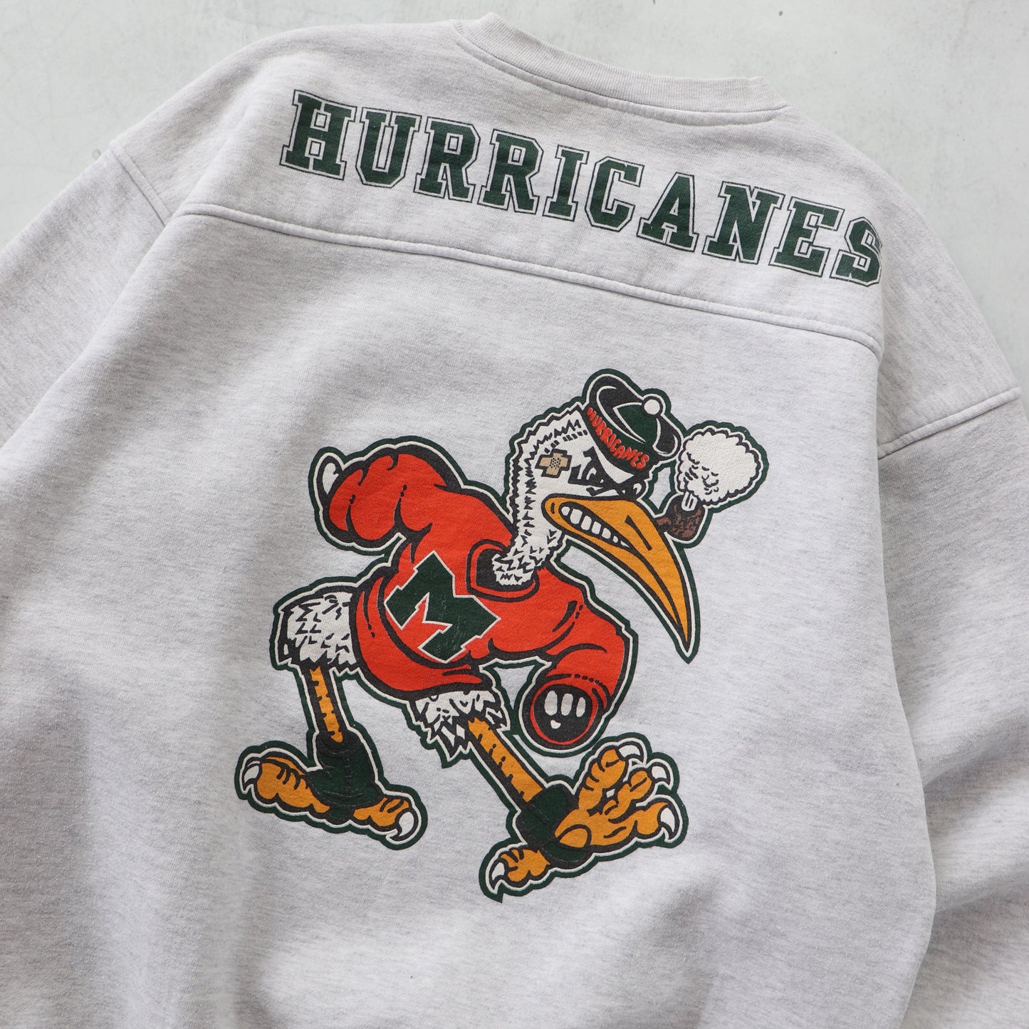 Vintage 90s Miami Hurricanes NCAA Sweatshirt - L