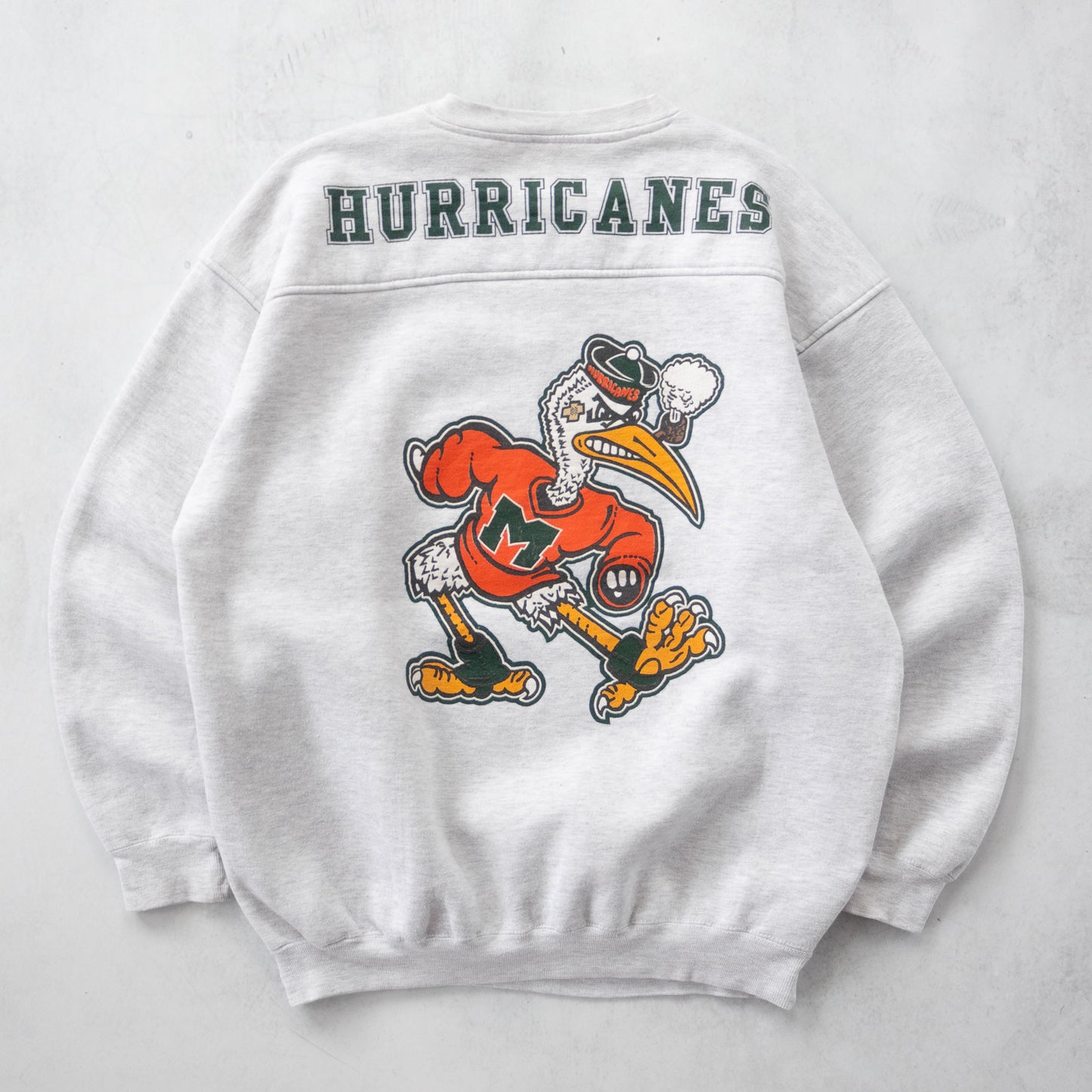 Vintage 90s Miami Hurricanes NCAA Sweatshirt - L