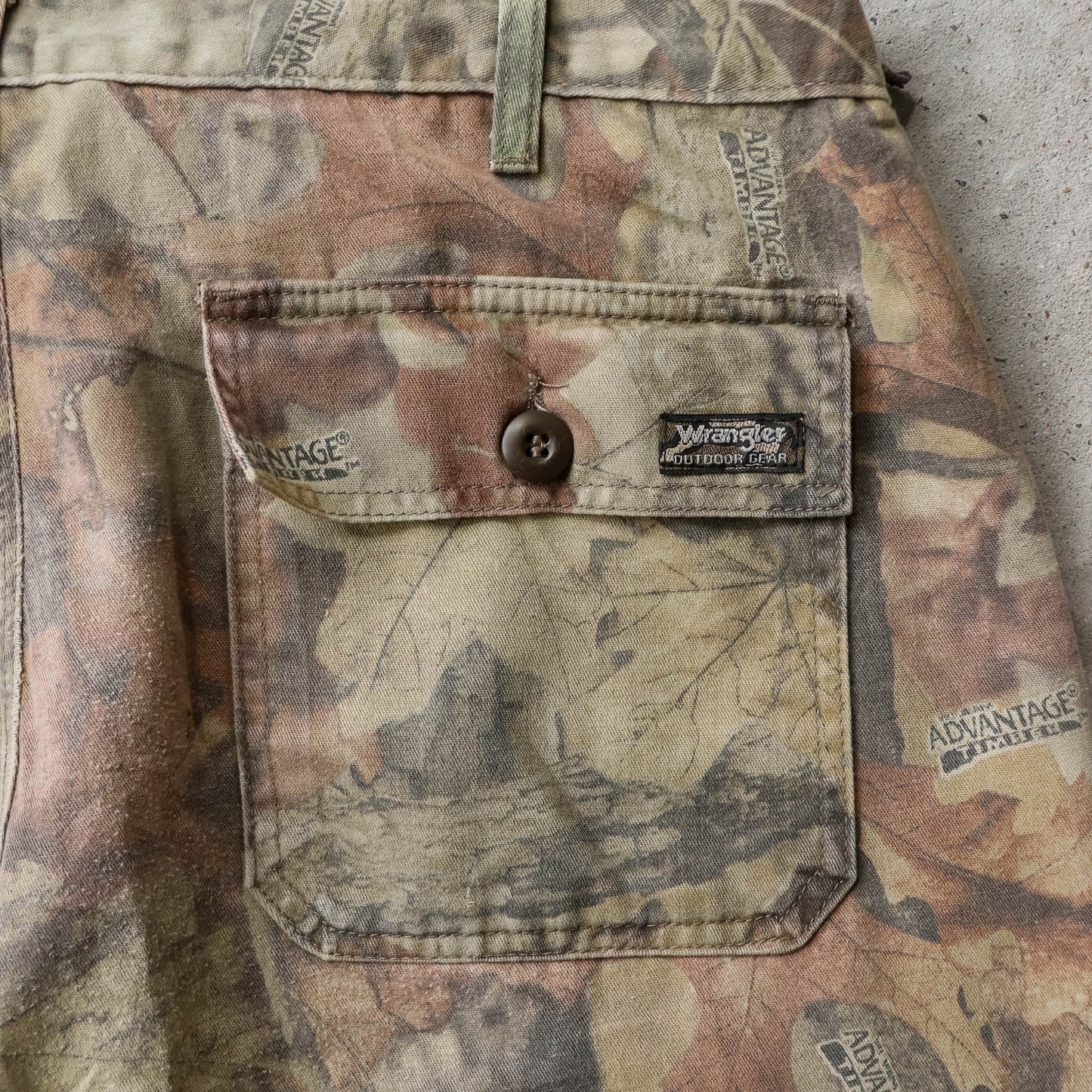 Wrangler Realtree Camo Cargo Pants - 90s (36x32)