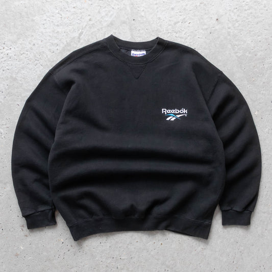 Reebok Embroidered Logo Sweatshirt - 90s (M)