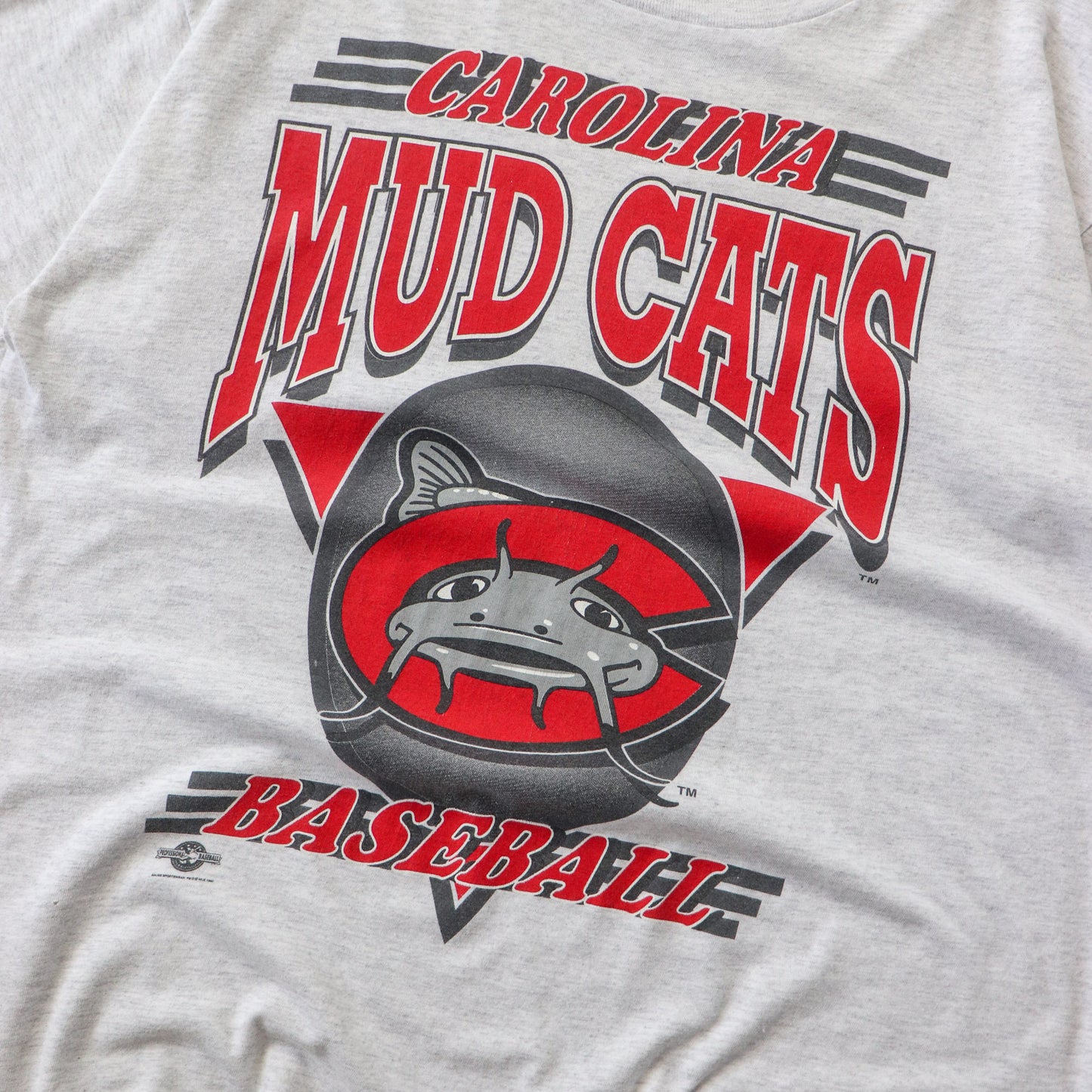 Vintage 90s Carolina Mudcats Baseball Tee - XL