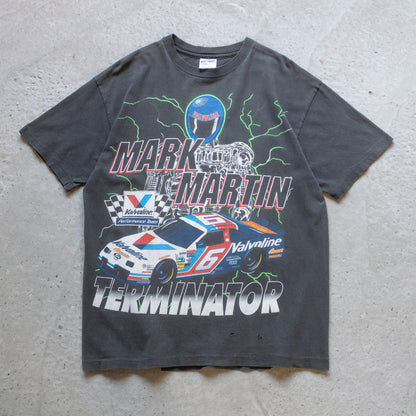 Vintage 1992 Mark Martin Terminator NASCAR Tee - L