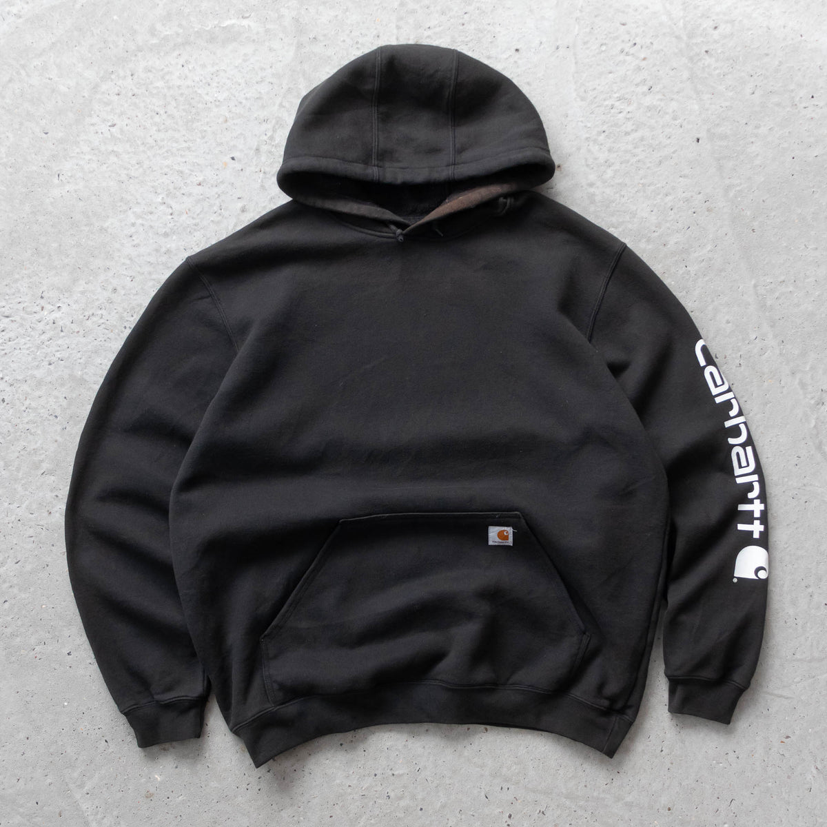 Carhartt Logo Patch Spellout Hoodie - 2000s (XL)